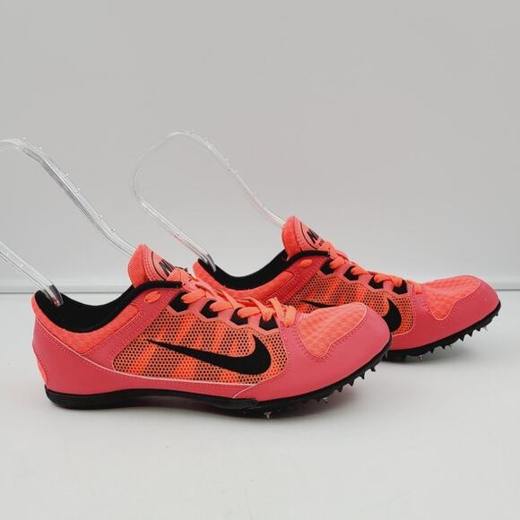 Nike Zoom Rival MD 7 Spike Woman's Sprint Running Shoes 616312-600 Size 8 Pink - Picture 3 of 10